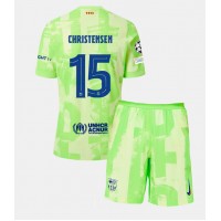 Fotballdrakt Barn Barcelona Andreas Christensen #15 Tredjedraktsett 2024-25 Kortermet (+ Korte bukser)